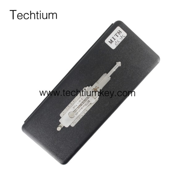 MIT8  Ignition Original Lishi 2 in 1 lock pick decoder for Mitsubishi, Left blade